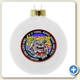 full color logo ornament custom